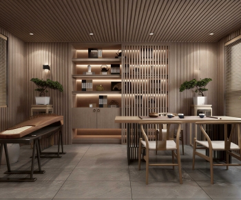 New Chinese Style Tea House-ID:731854927
