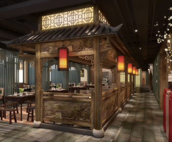 Chinese Style Dining Room-ID:909481059