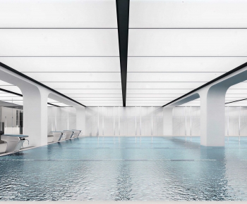 Modern Swimming Pool-ID:391125922