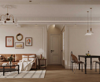 French Style A Living Room-ID:549263007