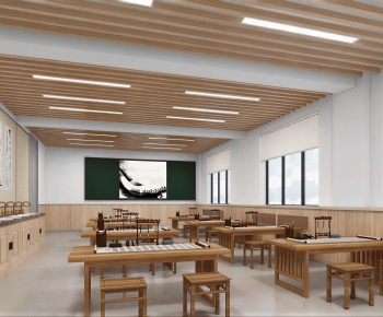 New Chinese Style Calligraphy Classroom-ID:523855922