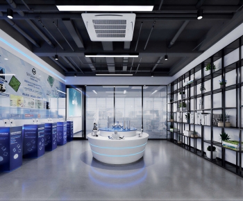Modern Exhibition Hall-ID:295346026