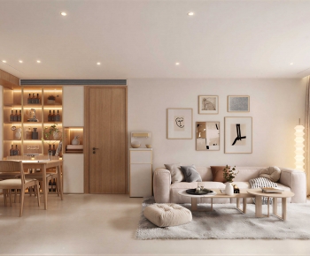 Modern A Living Room-ID:483637096