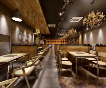Modern Barbecue Restaurant-ID:977870941