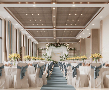 Modern Banquet Hall-ID:349684008