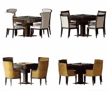 Modern Mahjong Tables And Chairs-ID:117321047