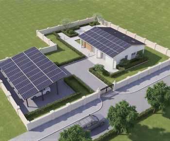 Modern Architectural Bird's-eye View Planning-ID:854114061