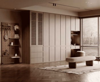 Modern Clothes Storage Area-ID:544225937