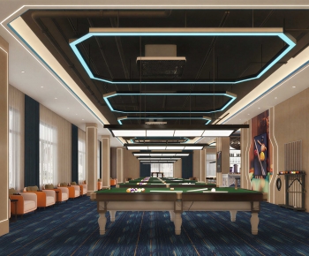 Modern Billiard Room-ID:128670934