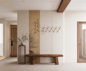 New Chinese Style Hallway-ID:591491948