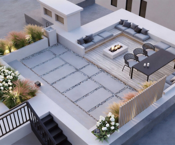Modern Terrace-ID:736697911