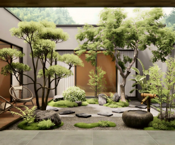 Japanese Style Courtyard/landscape-ID:298263077