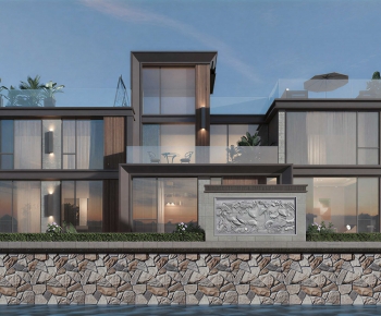 Modern Villa Appearance-ID:952096945