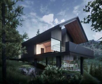 Modern Appearance Of Commercial Building-ID:297346127