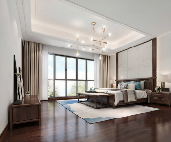 New Chinese Style Bedroom-ID:801321989