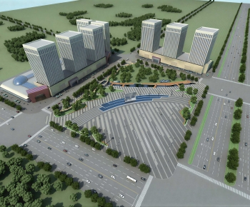 Modern Architectural Bird's-eye View Planning-ID:168637992