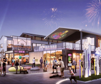 Modern Commercial Street-ID:519078023