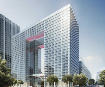 Modern Appearance Of Commercial Building-ID:724329954
