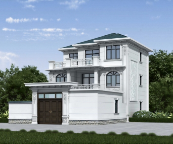 European Style Detached Villa-ID:521882068