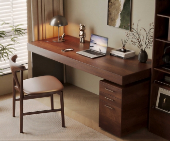 Modern Computer Desk And Chair-ID:704097993
