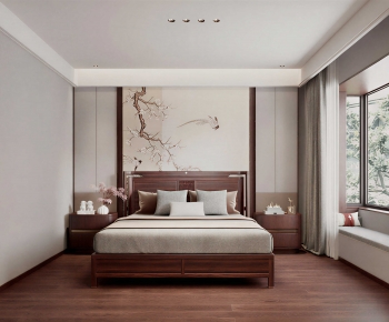 New Chinese Style Bedroom-ID:495696076