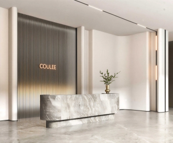 Modern Office Reception Desk-ID:192627913