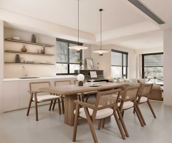 Nordic Style Dining Room-ID:613852029