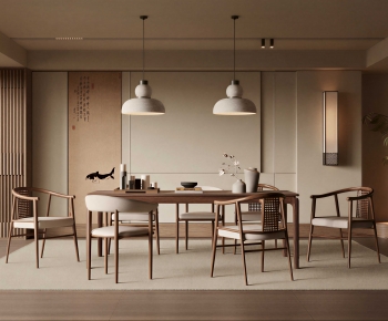New Chinese Style Dining Room-ID:716486935