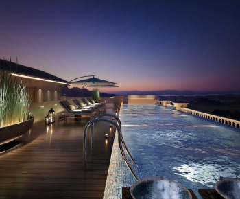 Modern Swimming Pool-ID:423882018
