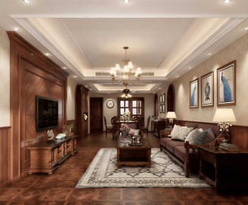 American Style A Living Room-ID:101919244