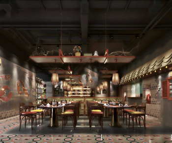 Industrial Style Restaurant-ID:789530049