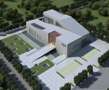 Modern Architectural Bird's-eye View Planning-ID:883469666