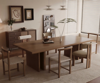 Modern Dining Table And Chairs-ID:741014963