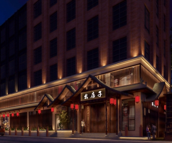 Modern Facade Element-ID:369715932