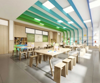 Modern Kindergarten Classrooms-ID:855411057
