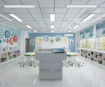 Modern School Classrooms-ID:315594916