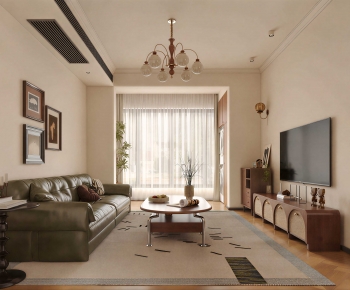 French Style A Living Room-ID:417092085