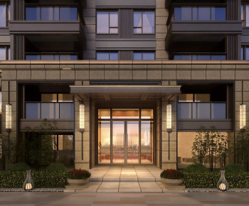 Modern Facade Element-ID:184551008