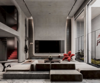 Modern A Living Room-ID:844966896