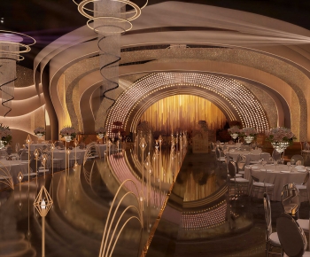 Modern Banquet Hall-ID:381583937