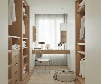 Modern Clothes Storage Area-ID:674901019