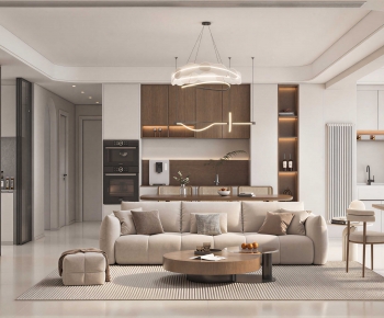 Modern A Living Room-ID:495693926