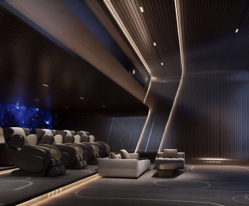 Modern Audiovisual Room-ID:252193934