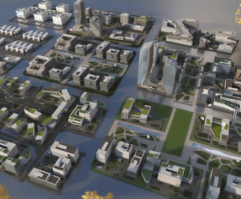 Modern Architectural Bird's-eye View Planning-ID:626809634