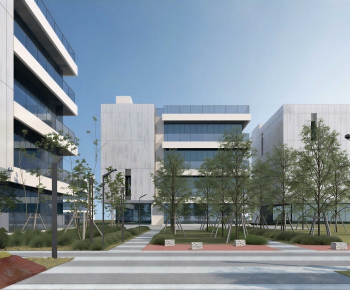 Modern Park Landscape-ID:722790003
