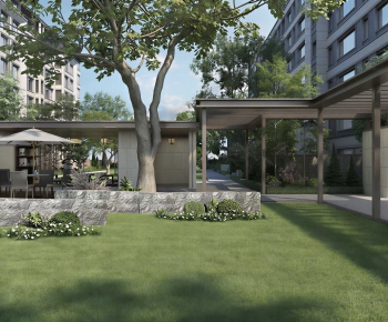 Modern Courtyard/landscape-ID:984766967