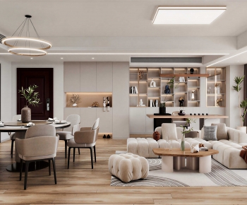 Modern A Living Room-ID:550596954