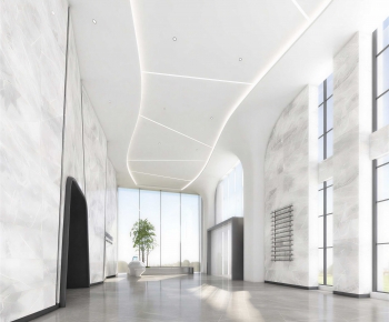Modern Office Reception Desk-ID:985084062