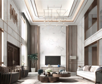 Modern A Living Room-ID:741533047