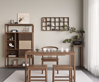 New Chinese Style Tea Tables And Chairs-ID:562238937